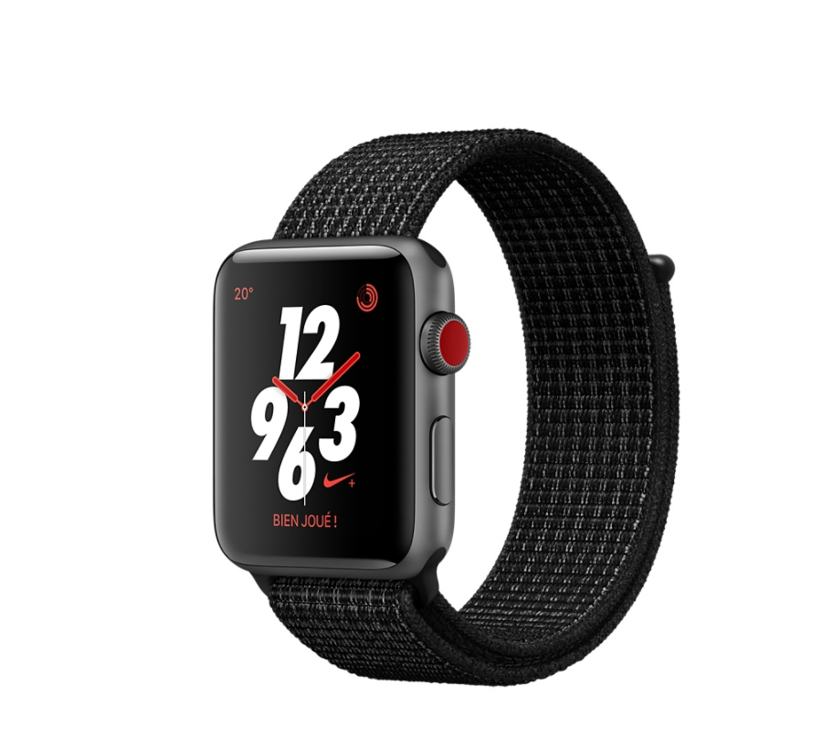 Watch Series 3 Nike+ 38mm Boîtier Aluminium GPS+4G