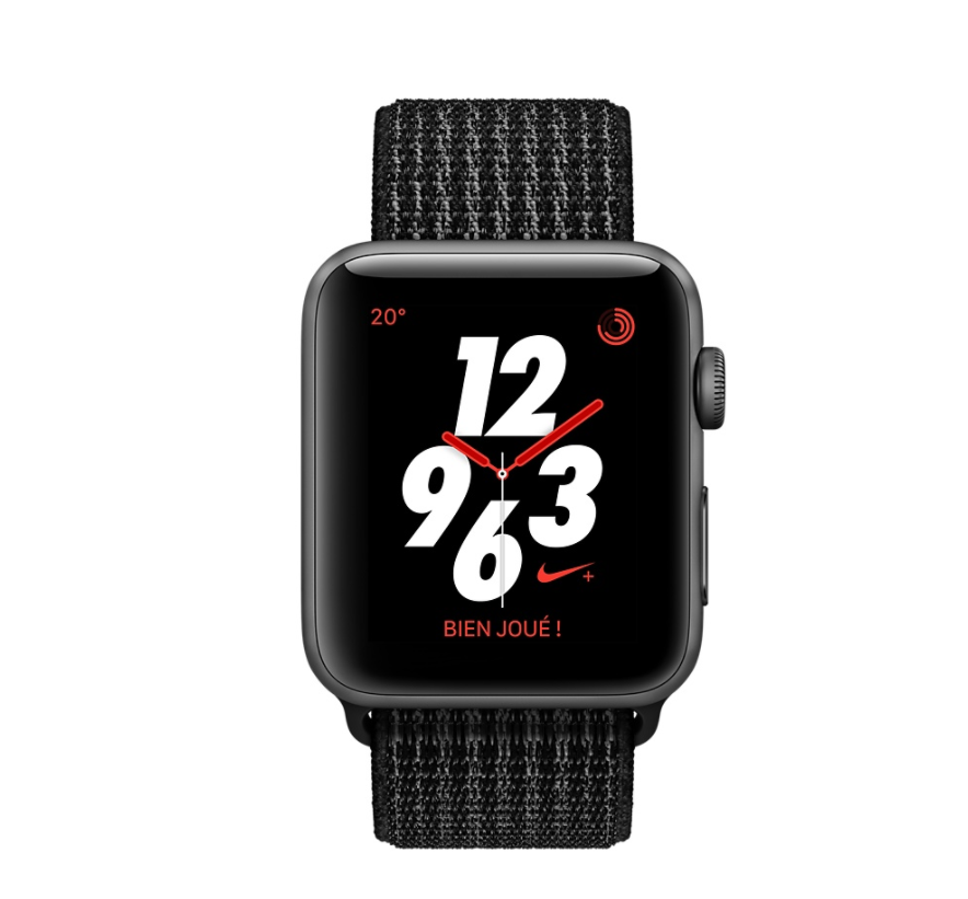 Watch Series 3 Nike+ 42mm Boîtier Aluminium GPS+4G