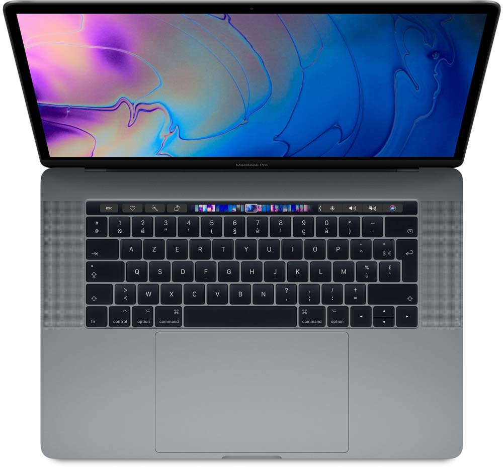 MacBook Pro 15,1 A1990 Touch Bar Core i9 2.9GHz 15" 16Go RAM 512Go SSD BTO Mi 2018  AZERTY