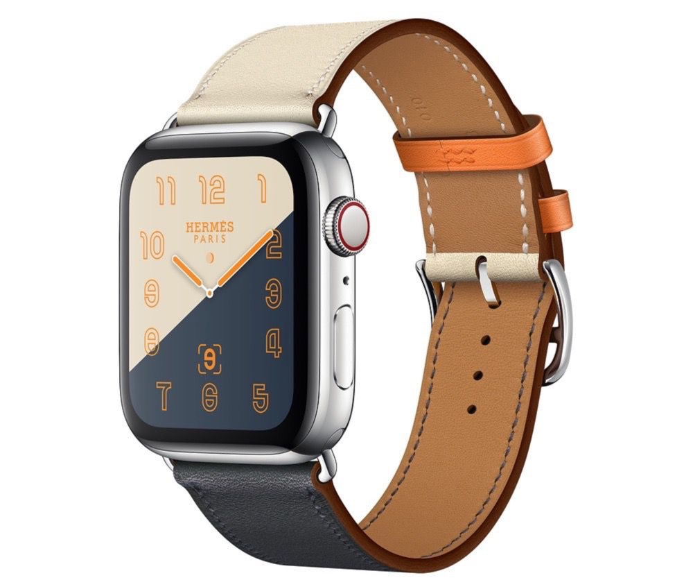 Watch Series 5 Hermès 40mm boîtier inoxydable GPS+4G