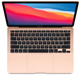 MacBook Air 10,1 A2337 M1 8-Core 3.2GHz/7-Core GPU 13"  8Go 2To SSD MGN63LL/A 2020 AZERTY