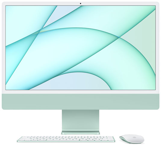 iMac M1 a2438 8-Core 3.2GHz 24" 2021 MGPK3LL/A 8Go RAM 256Go SSD AZERTY