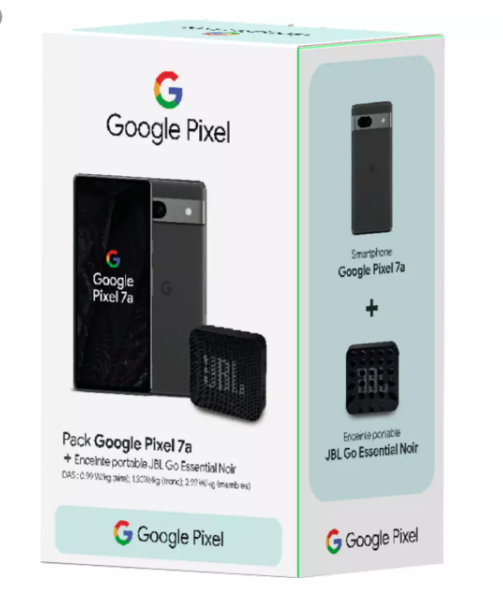 Pack Google Pixel 7a - JBL GO 3