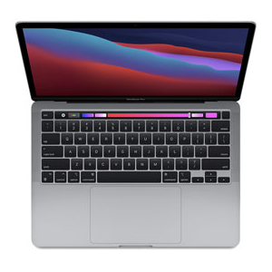 Macbook Pro 17,1 A2338 M1 8-Core 3.2GHz 13" 16Go 256Go SSD MYDA2LL/A Fin 2020 AZERTY